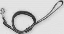 Black Leather Lead for Tethering Calf Halters