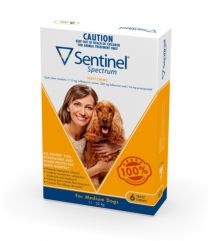 Sentinel Spectrum For Medium Dogs 11- 22 kg 6 Pack