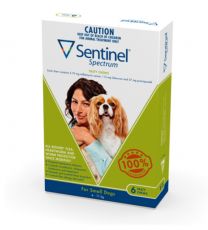 Sentinel Spectrum For Small Dogs 4 - 11 kg 6 Pack