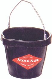 17 Litre Bucket Round Rubber with Pouring Lip