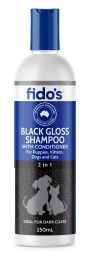 Fido's Black Gloss Shampoo -250mL