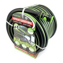 Supreme Non Kink Garden Hose with Fittings - 18mm x 30m