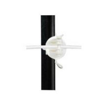 Equi Pinlock Steel Post Insulator White 25 Pack