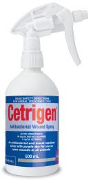 Cetrigen Antibacterial Wound 500ml Trigger Spray