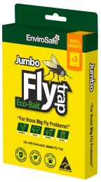 Envirosafe Fly Bait Replacement Suit Jumbo Trap 3 Pack