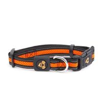 Double Layer Reflective Mesh Collar-Orange-Medium