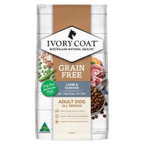 Ivory Coat Adult Dog Grain Free Lamb & Sardine 13kg