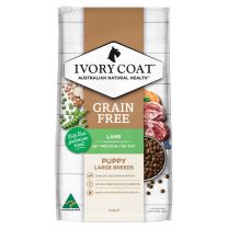Ivory Coat Puppy Large Breed Grain Free Lamb with Coconut Oil 13kg
