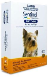 Sentinel Spectrum For Very Small Dogs up to 4 Kg 3 Pack