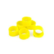 Poultry Leg Rings 15mm - Suit Standard Fowl 24 Pack-Yellow