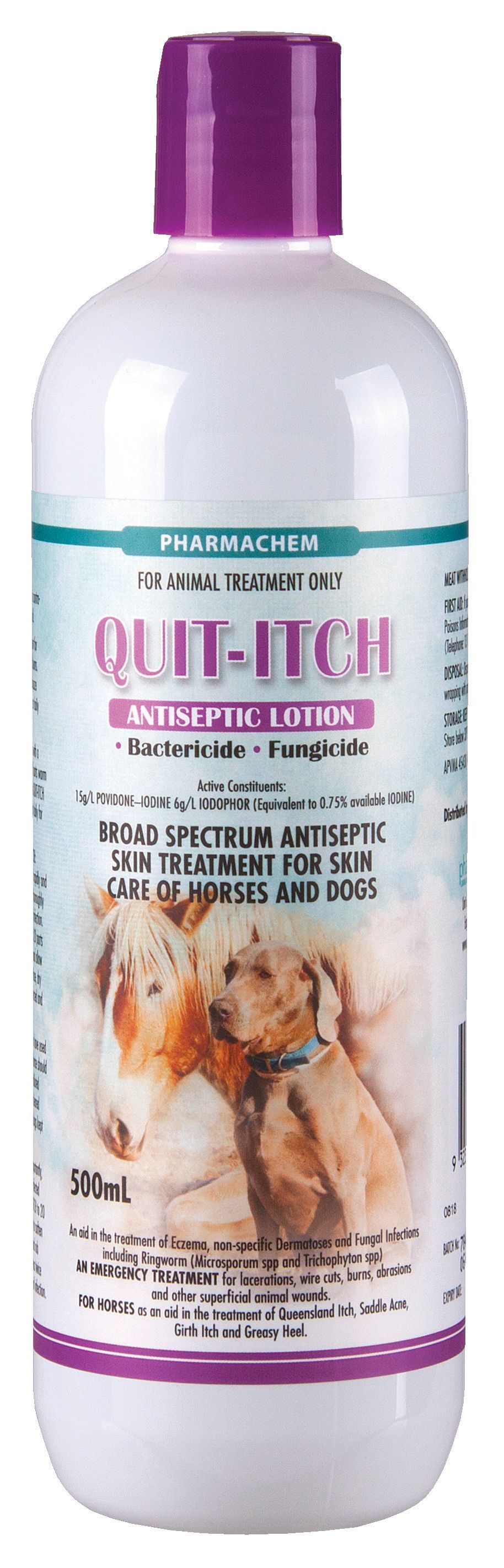 QUIT ITCH Antiseptic Anti fungal Lotion 500mL