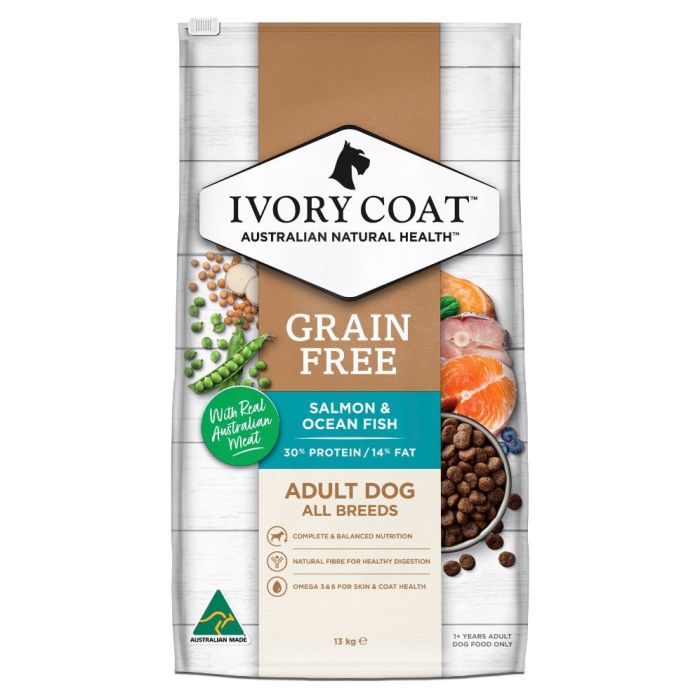 Ivory coat dog grain free ocean fish & salmon clearance 13kg