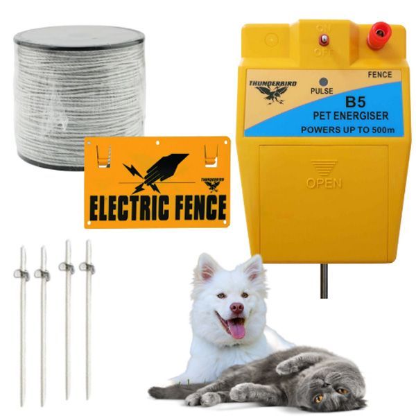 Thunderbird B 5 Pet Electric Fence 500mt Ground Kit